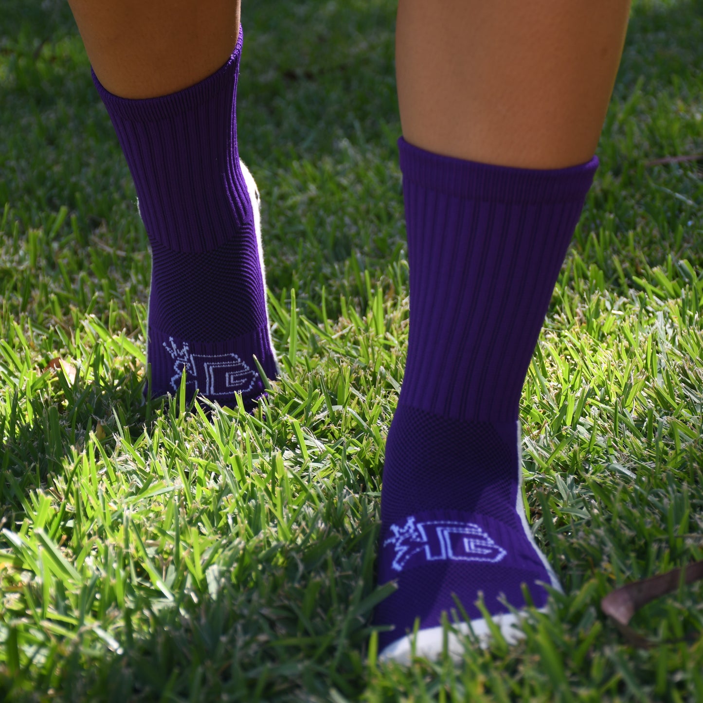 Purple Reign Grip Socks